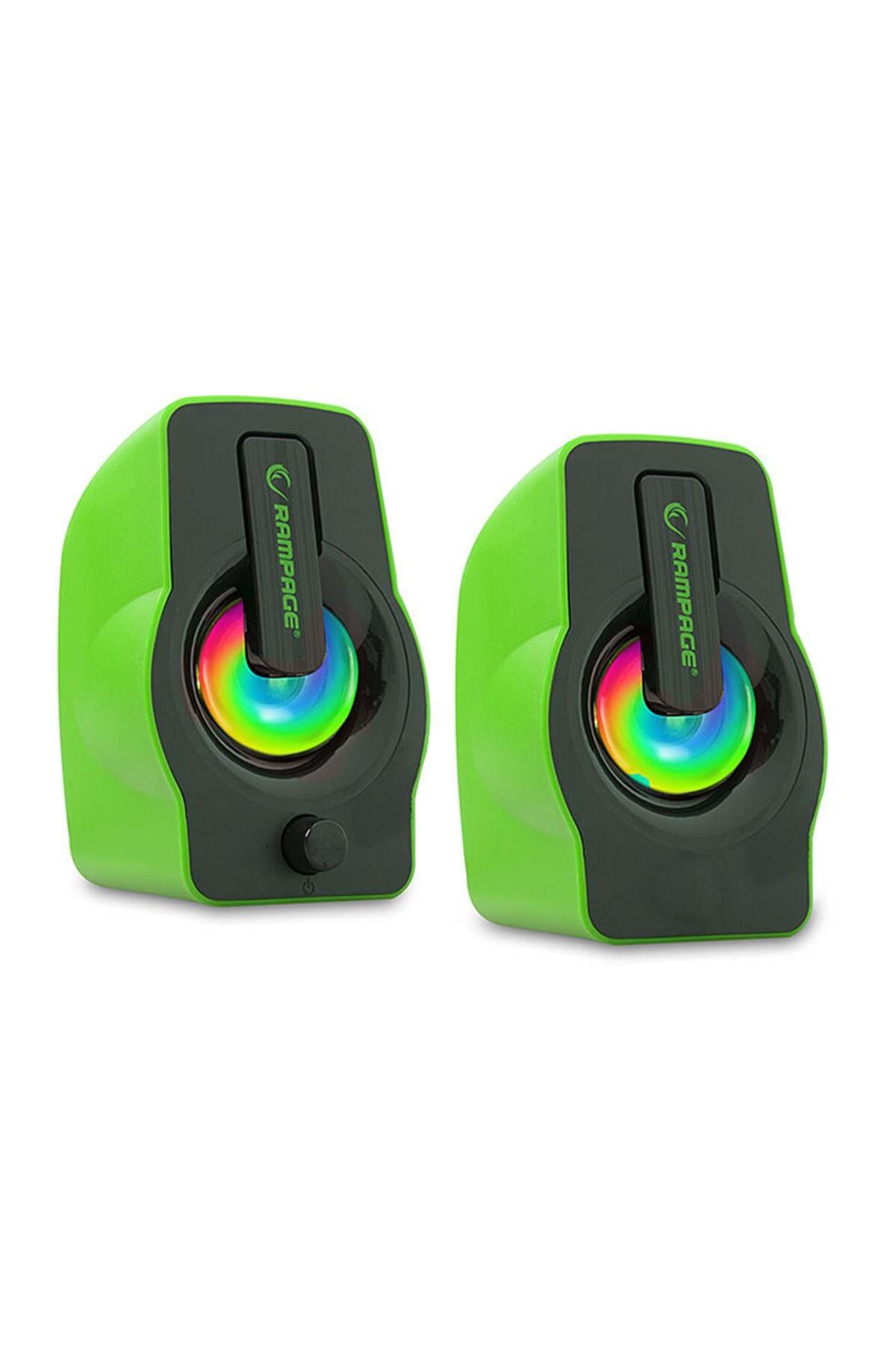 Vobotek Teknoloji Rampage RMS-G7 Falsetto 2.0 6 Watt Yeşil 5v Usb