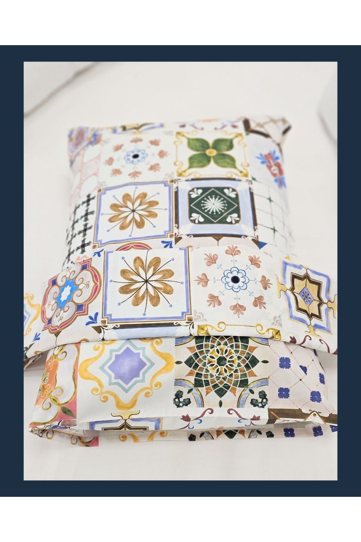 CzyLife-Tile Tile Pattern Pillow Case |   2 Pieces |   50 X 70 8