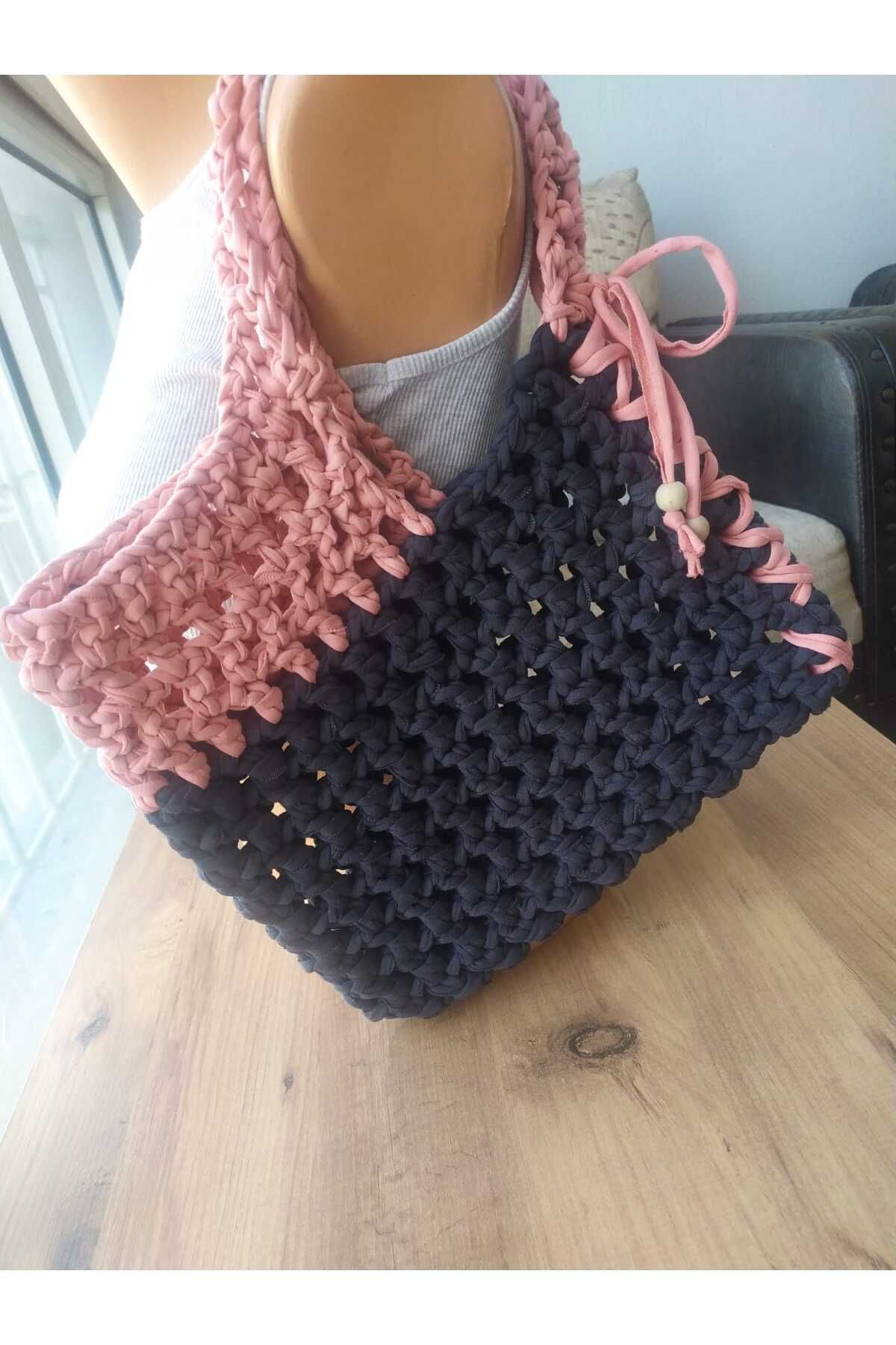 MAM-Asymmetrical Summer Mesh Bag Shoulder - Arm Handmade 5