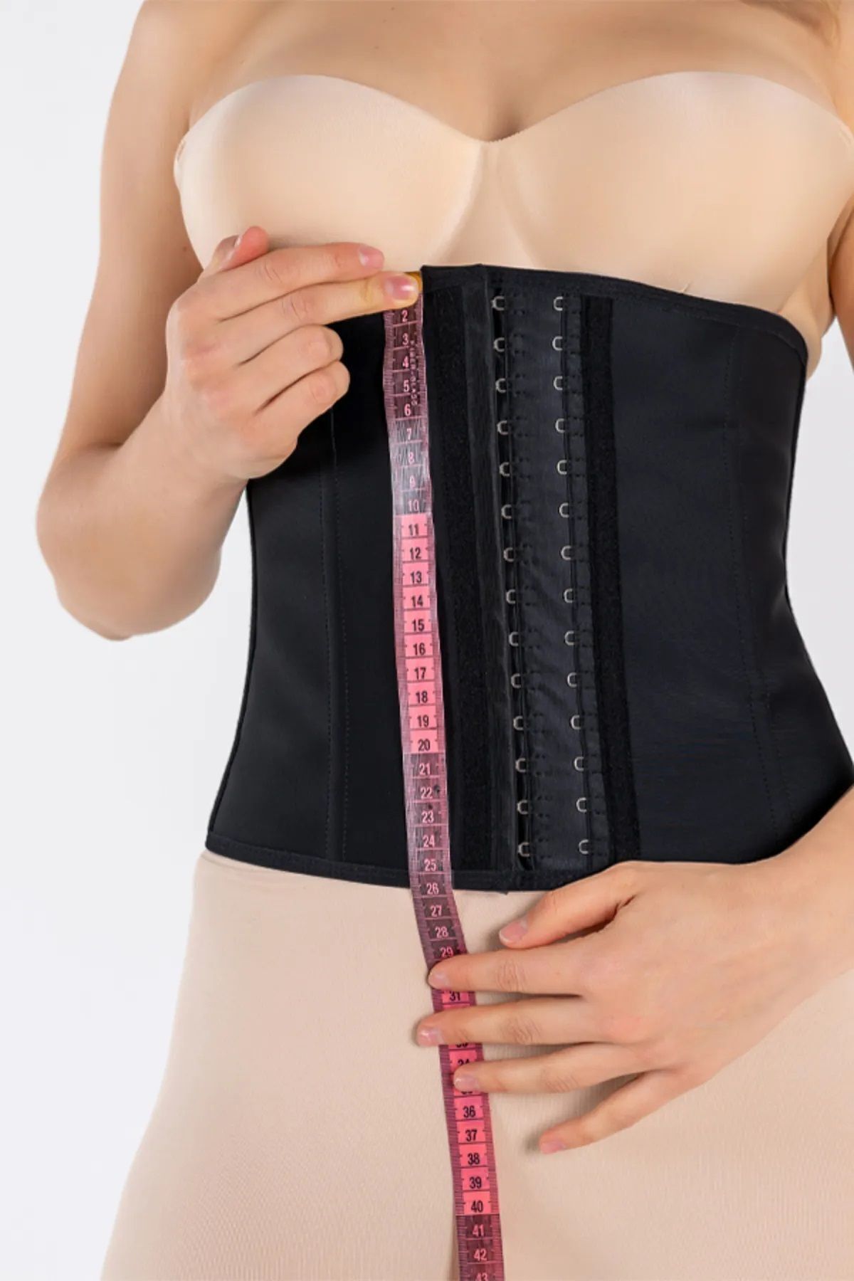 Ymnshaper Yamuna Kısa Latex Korse Siyah görsel 6