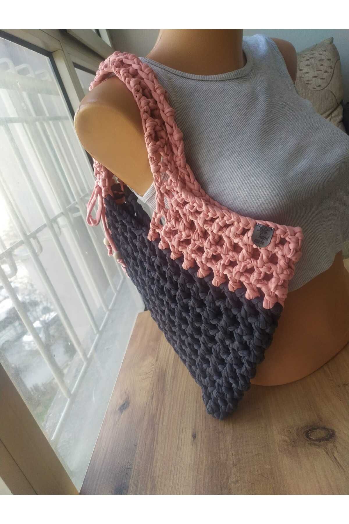 MAM-Asymmetrical Summer Mesh Bag Shoulder - Arm Handmade 7