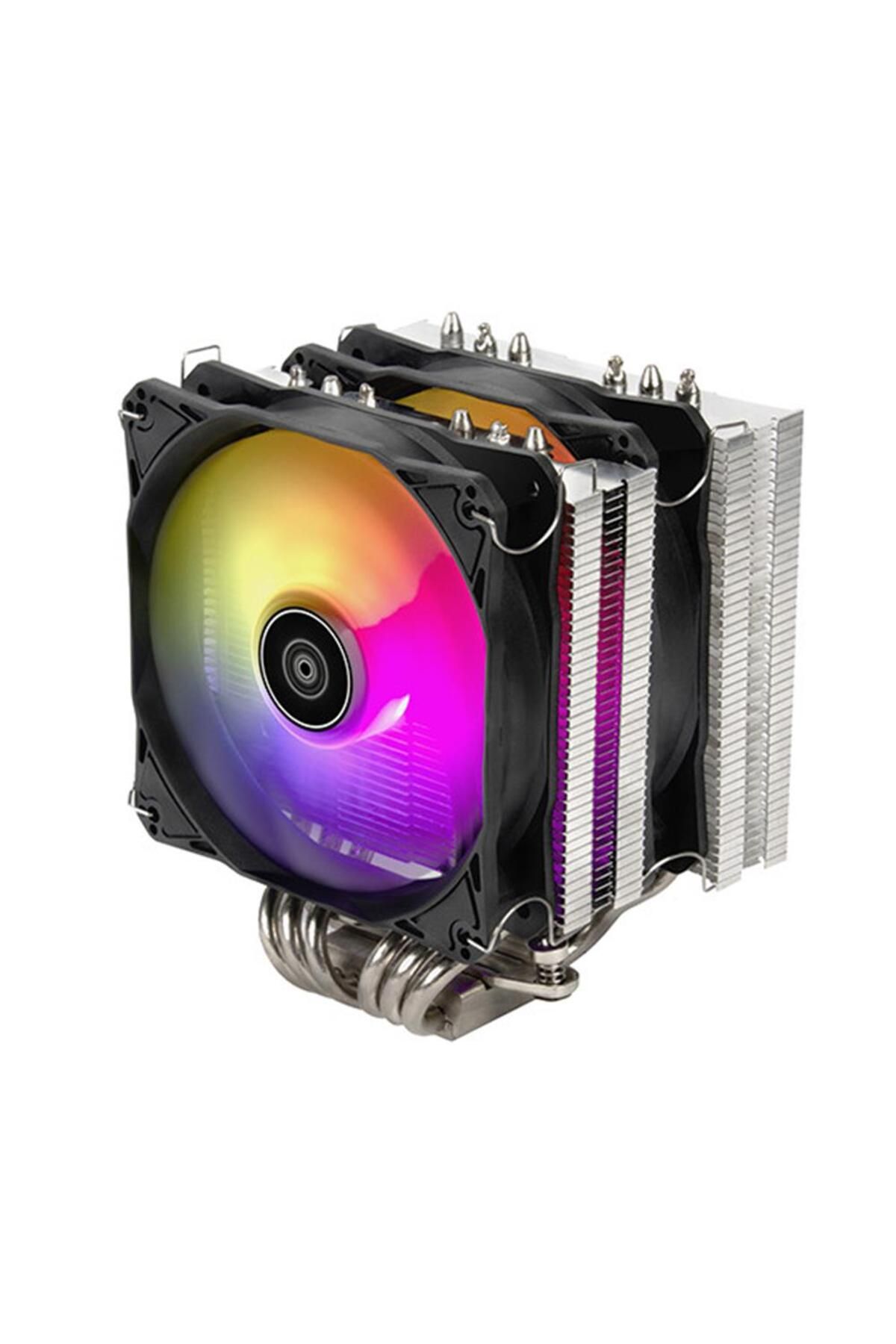 X Reklam Bilişim Silverstone SST-HYD120-ARGB Hydrogon D120 ARGB 6 Isı Borulu İşlemci Soğutucu