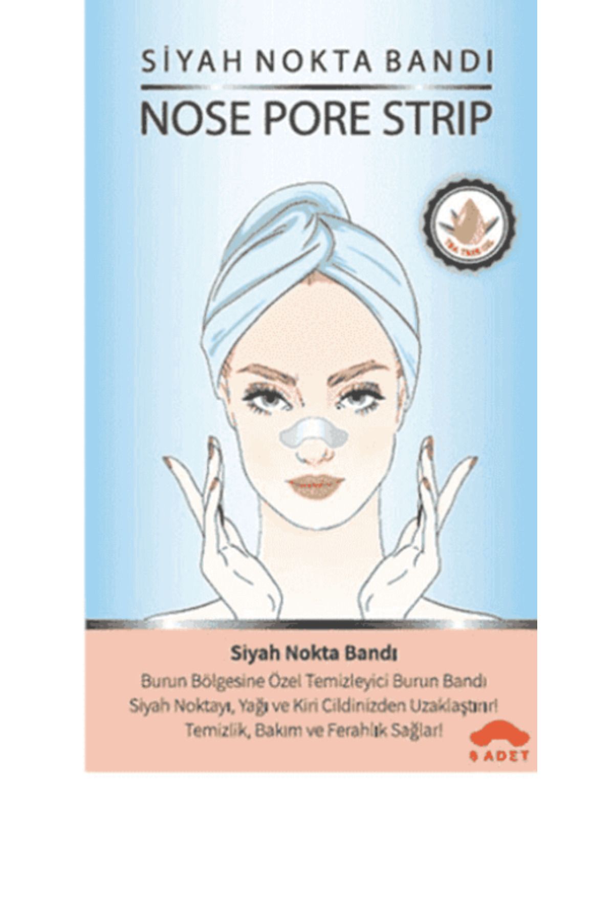 StadyumStore Siyah nokta temizleme bandı burun 6 lı