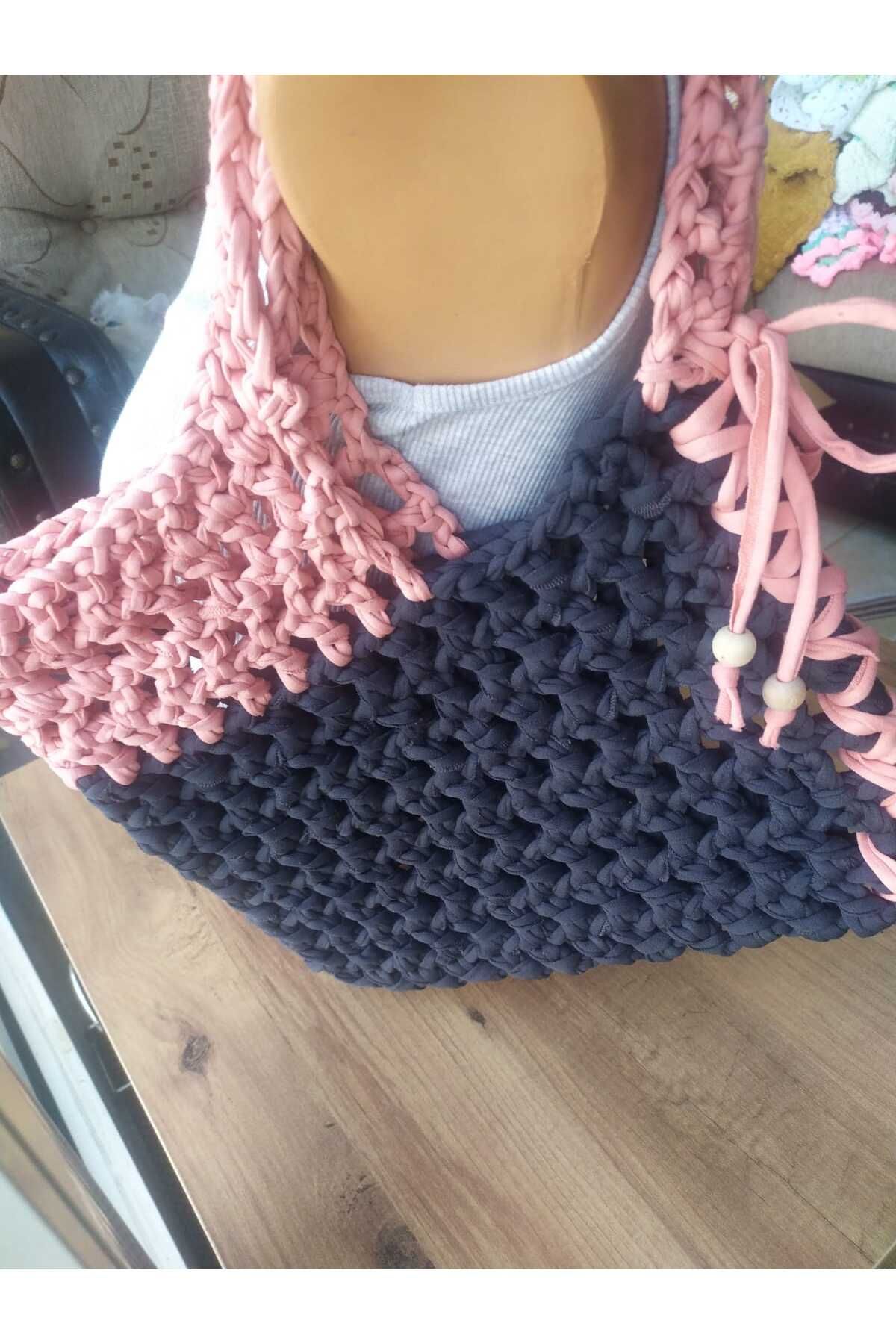 MAM-Asymmetrical Summer Mesh Bag Shoulder - Arm Handmade 3