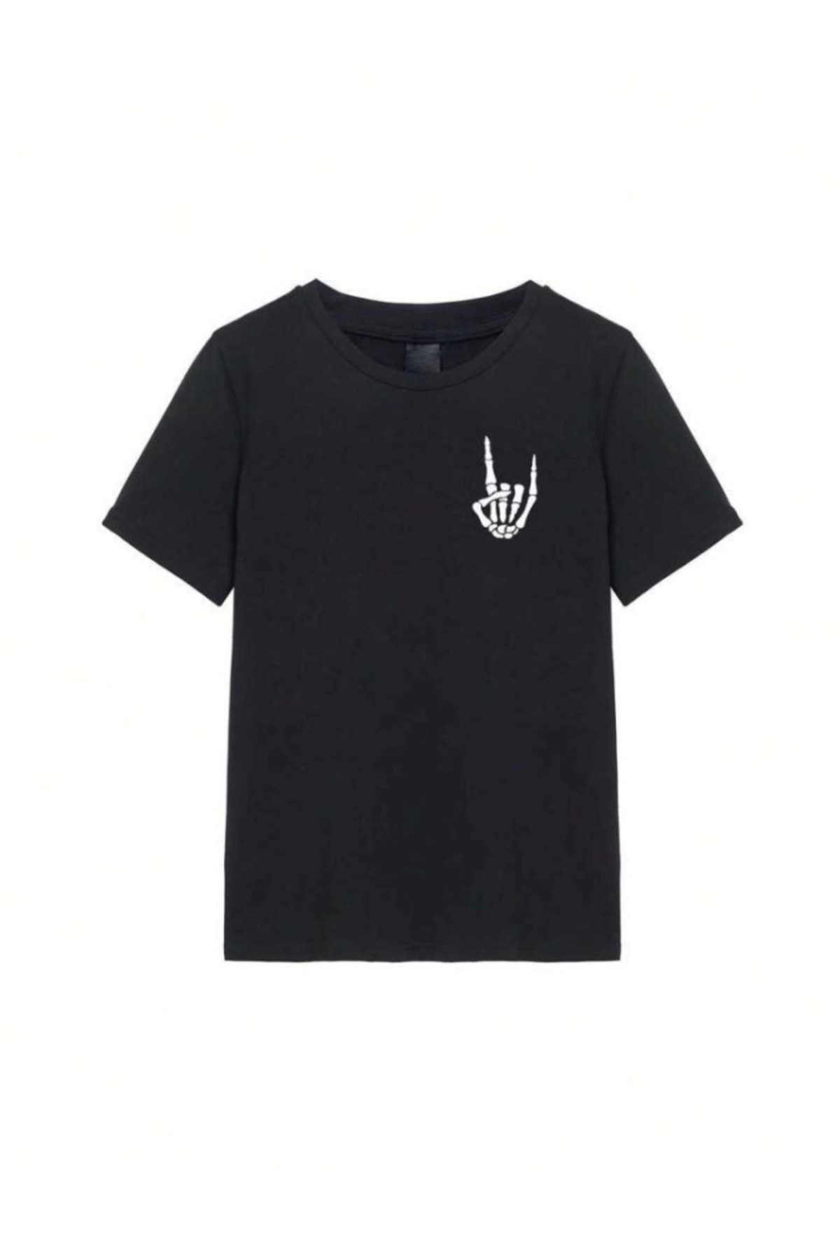 Erkek Baskılı Oversize T-shirt - Siyah