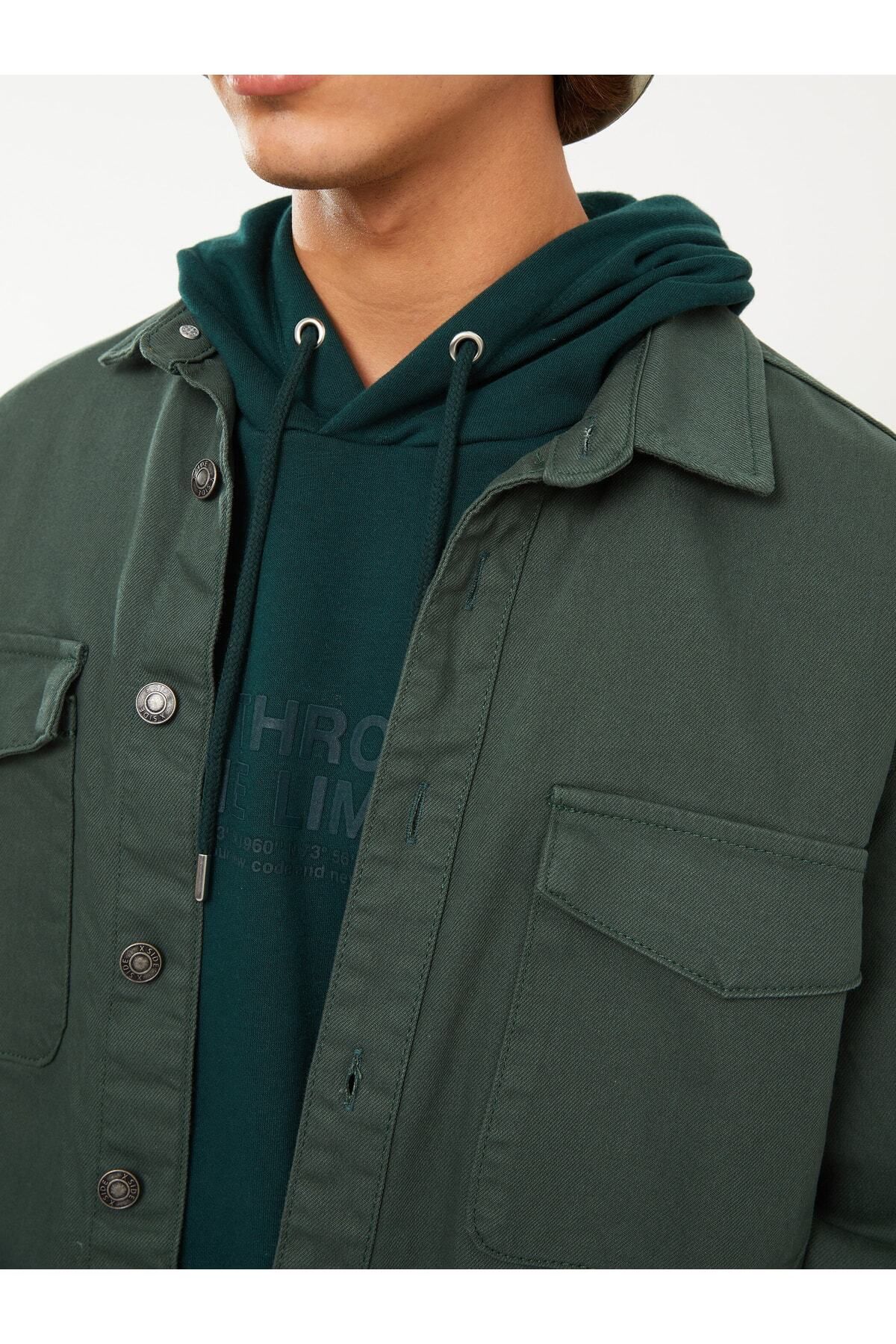 LC Waikiki-Herren-Jeanshemd – bequeme Passform, lange Ärmel 5