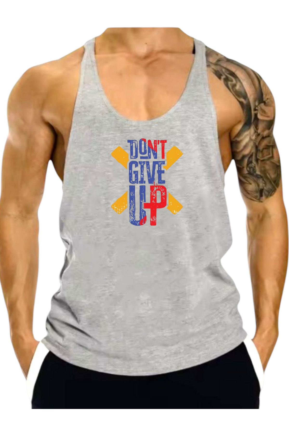 MUTLUGYM Fitness Gym Tank Top Sporcu Atleti