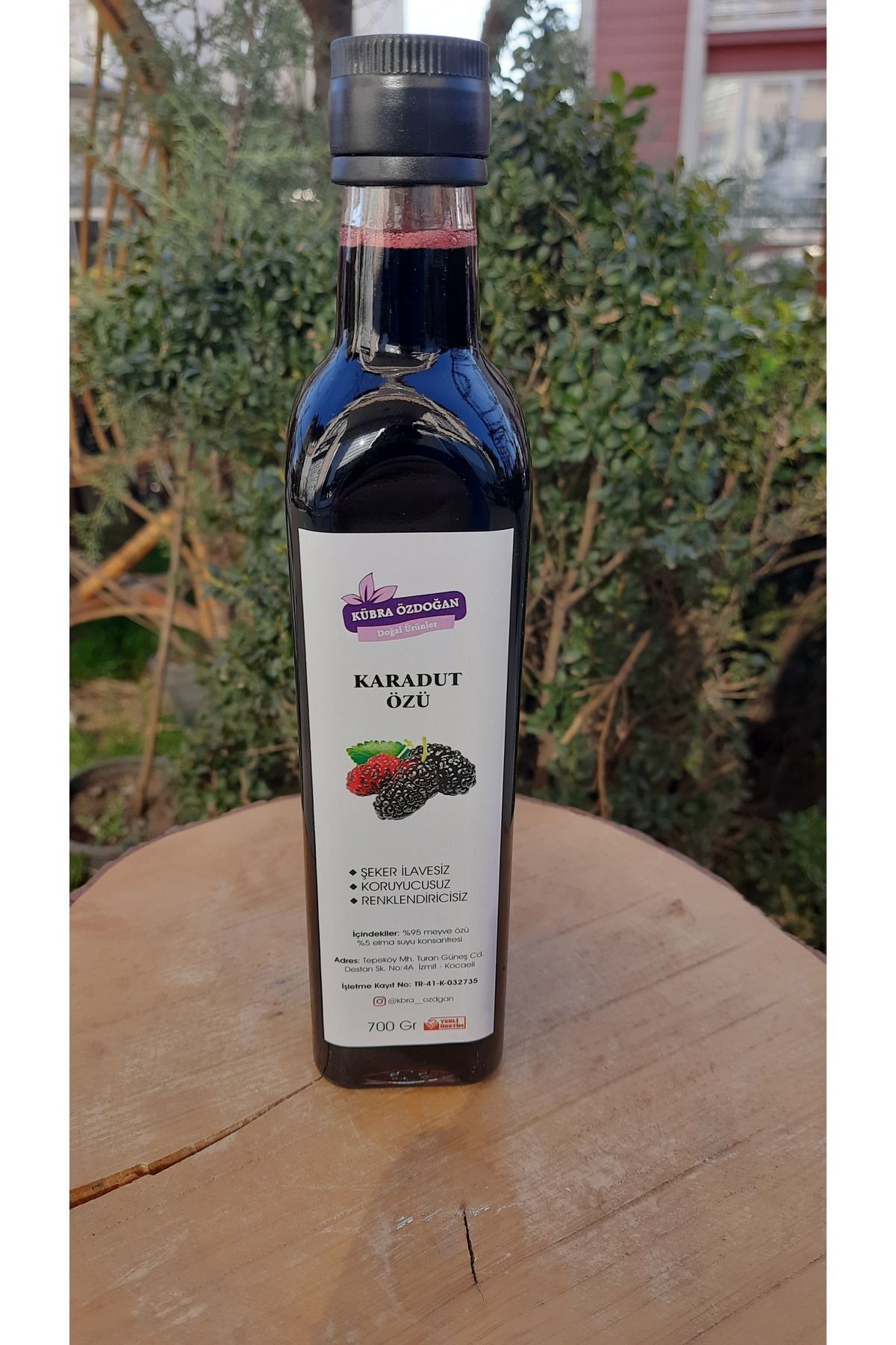 KÜBRA ÖZDOĞAN Kara Dut özü 700gr