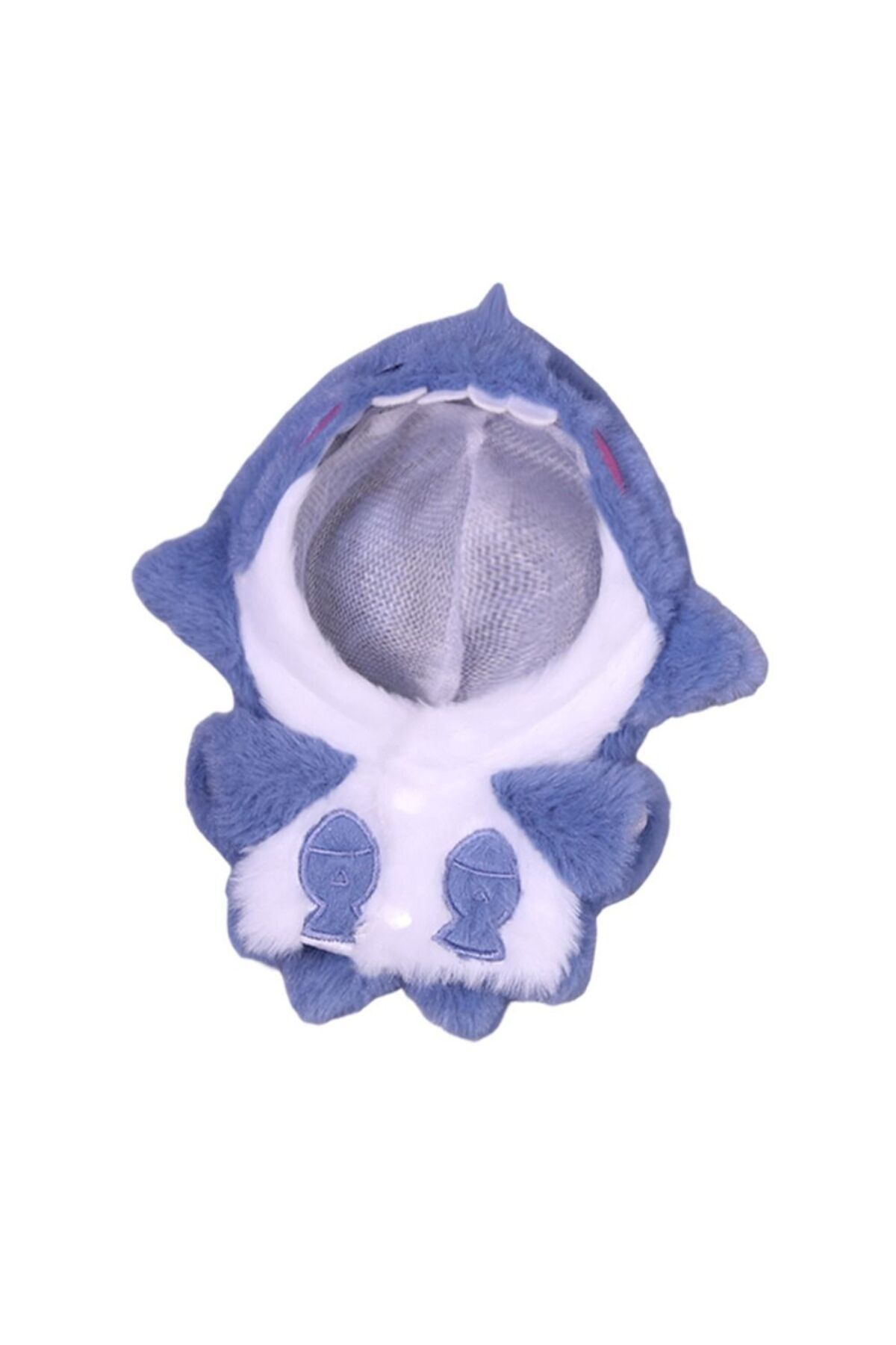 Choice-blue-coat 20cm Doll Clothes Pink Blue Doll Accessories Cartoon Shark Coat Replacement Outfit Playing 1