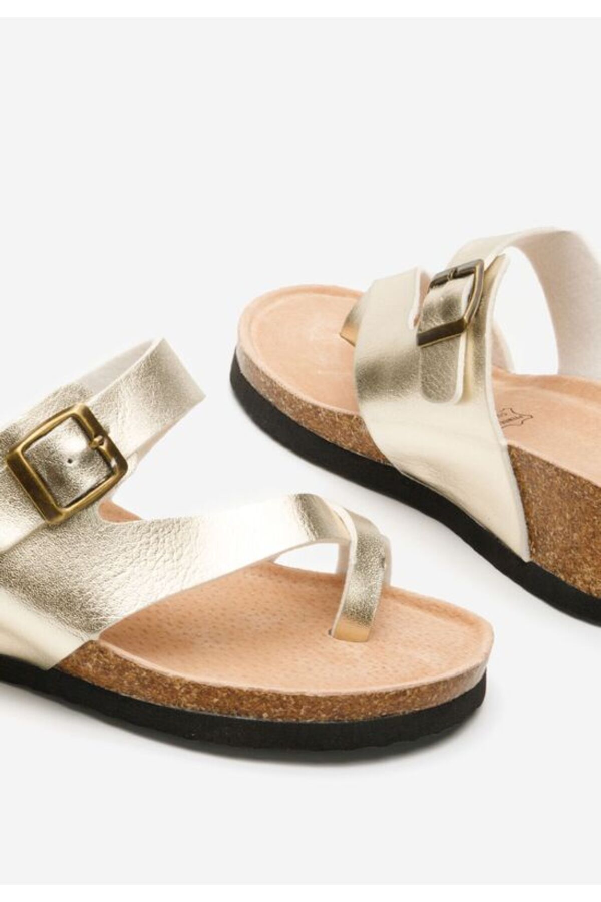 B T Shoes-Papuci cu platforma Wandana V3 aurii 5
