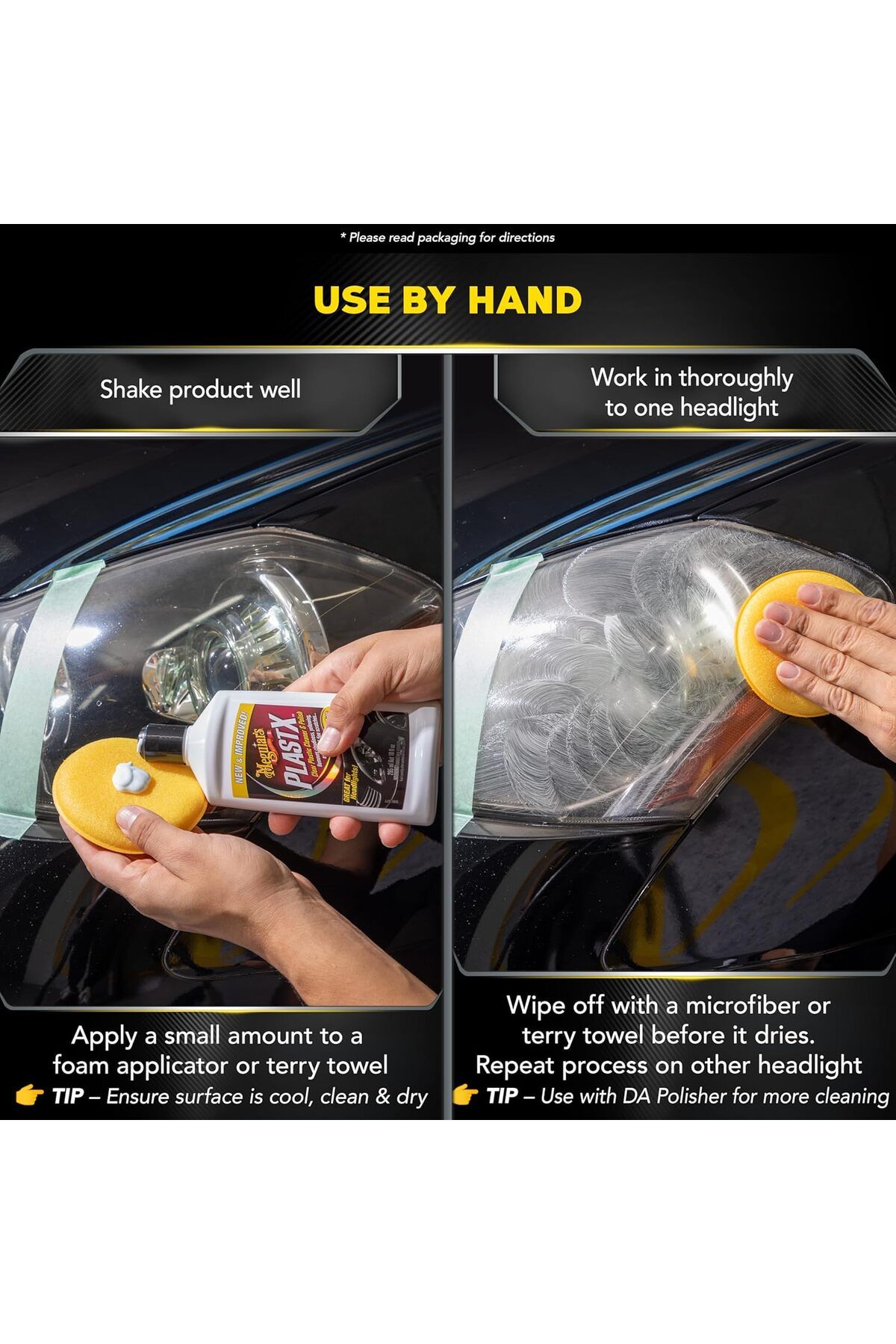 Meguiars-PlastX Clear Plastic Cleaner & Polish - 10 Fluid Ounces 4