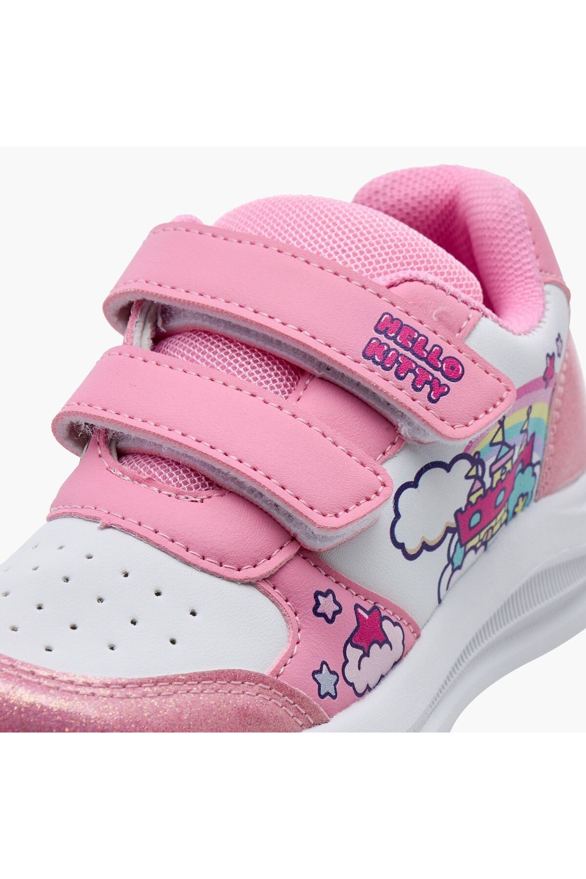 Hello Kitty-أحذية رياضية مطبوعة مع إغلاق بخطاف وحلقة 4
