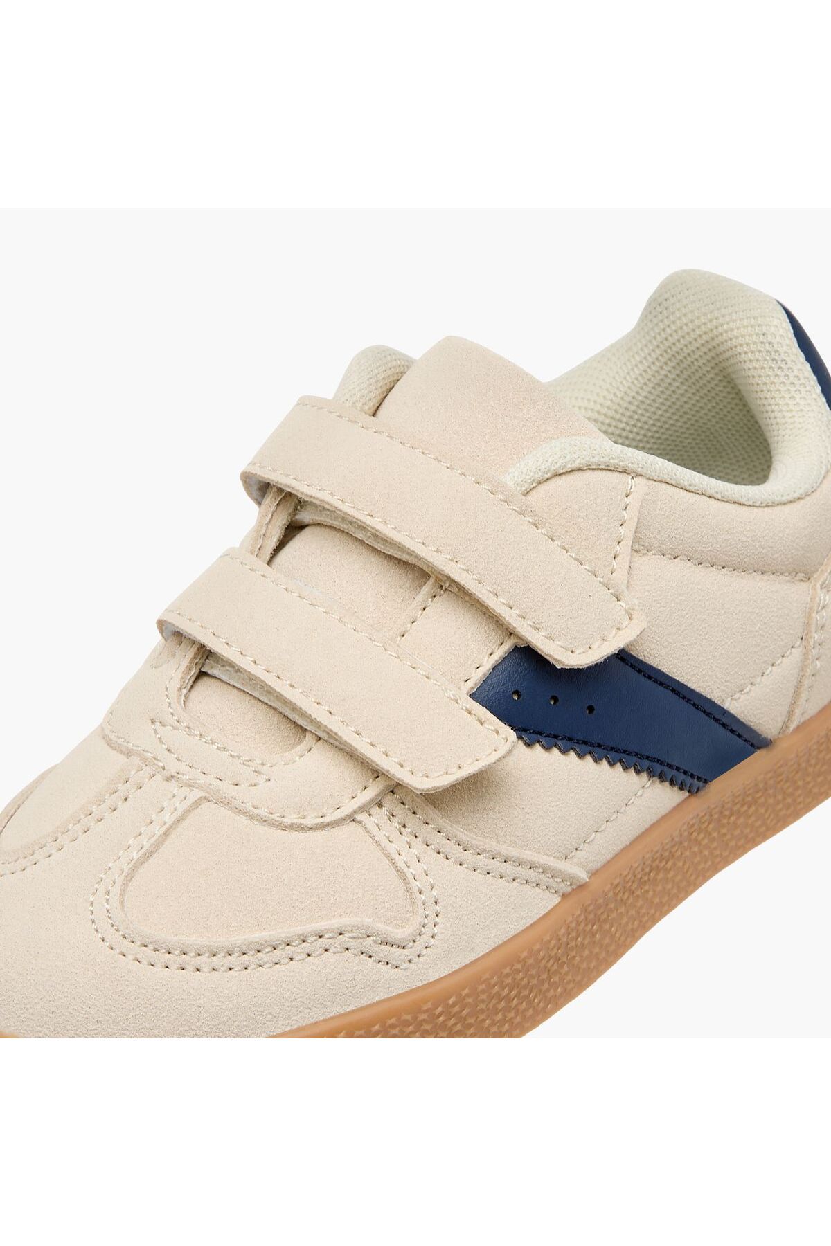 LBL by Shoexpress-Panelled Sneaker with Hook and Loop Closure 4