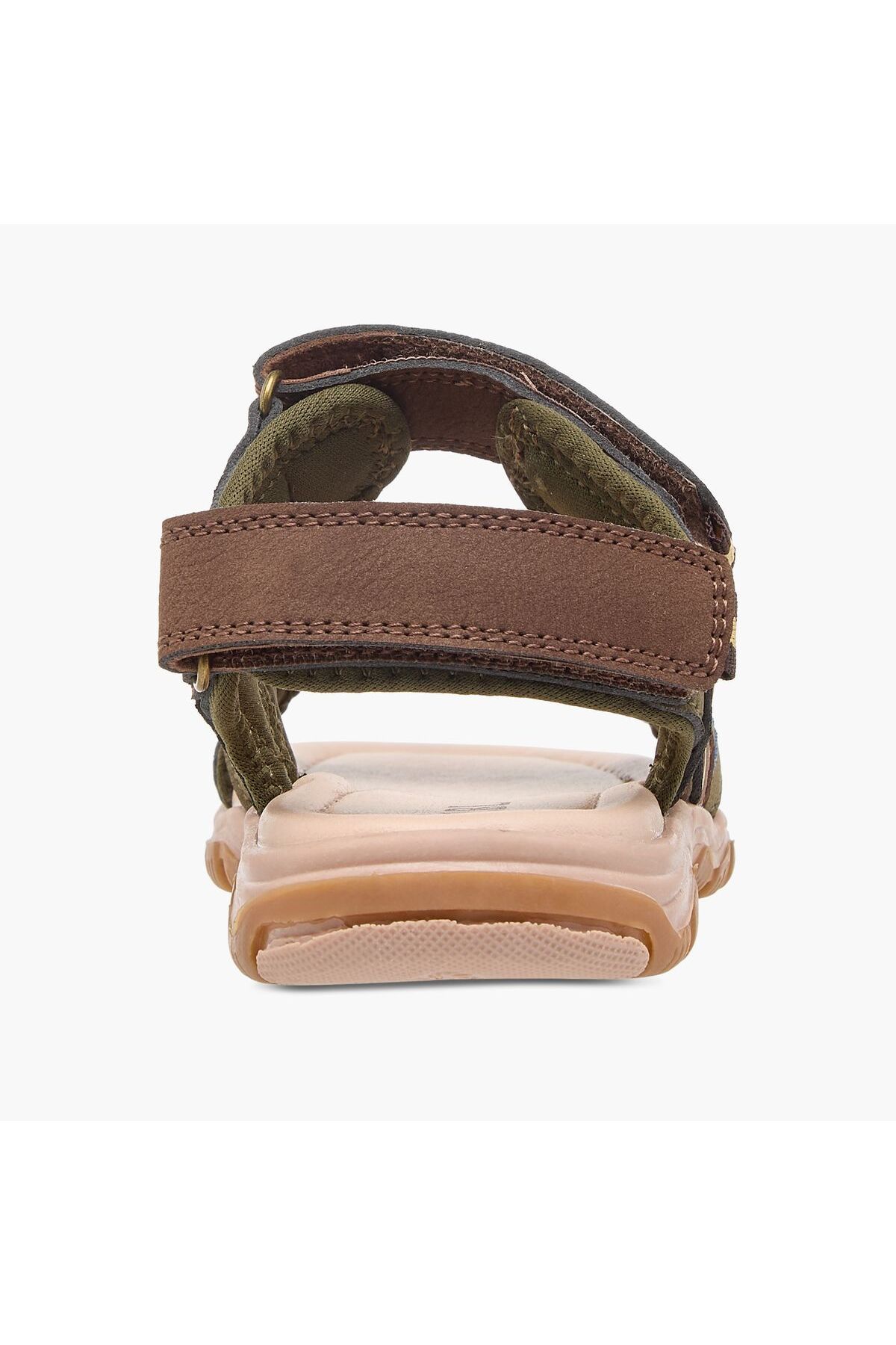 LBL by Shoexpress-LBL by Shoexpress Colourblock Sandals with Hook and Loop Closure 4