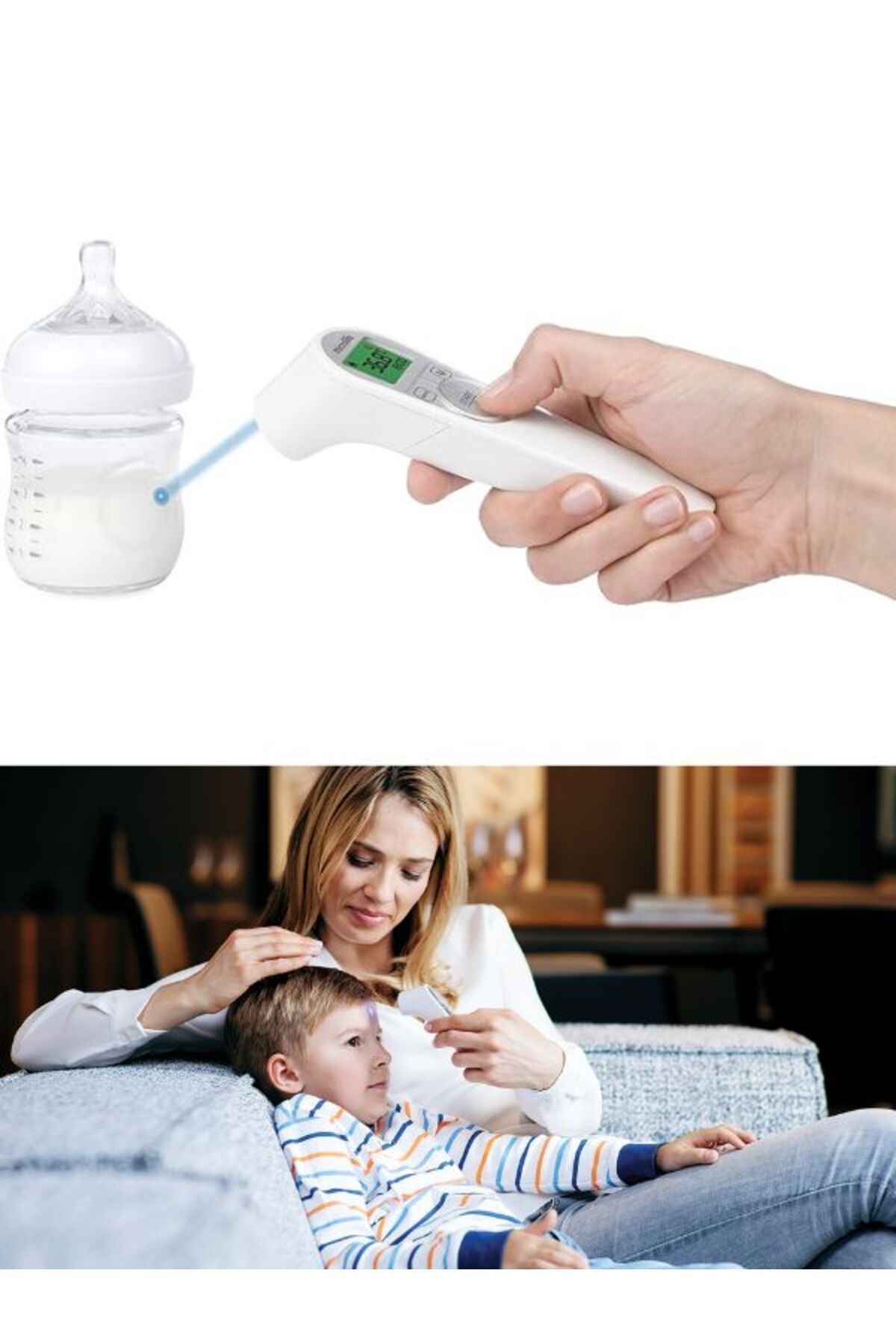 Microlife-Microlife NC200 3 In 1 Non Contact Thermometer with Auto-Measurement Distance Control 5