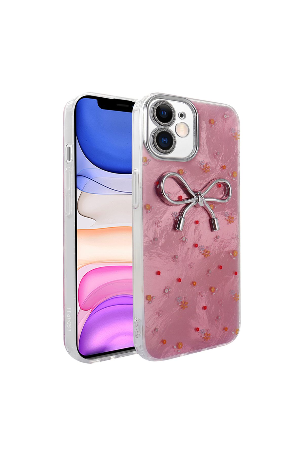 ELSAH iPhone 11 Uyumlu Kılıf Kamera Korumalı Figürlü, Love Silikon Kapak