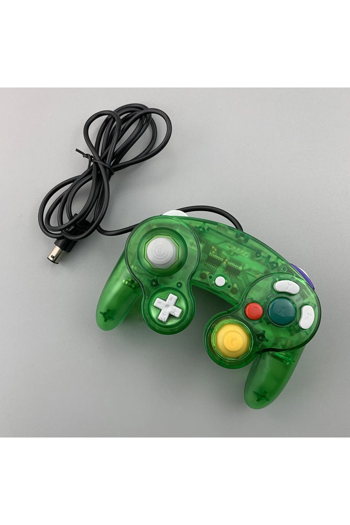 Choice-Trn Dark Green For Ngc Controller Wired Handheld Joystick For Nintend For Gamecube Gamepads Game Acc 1