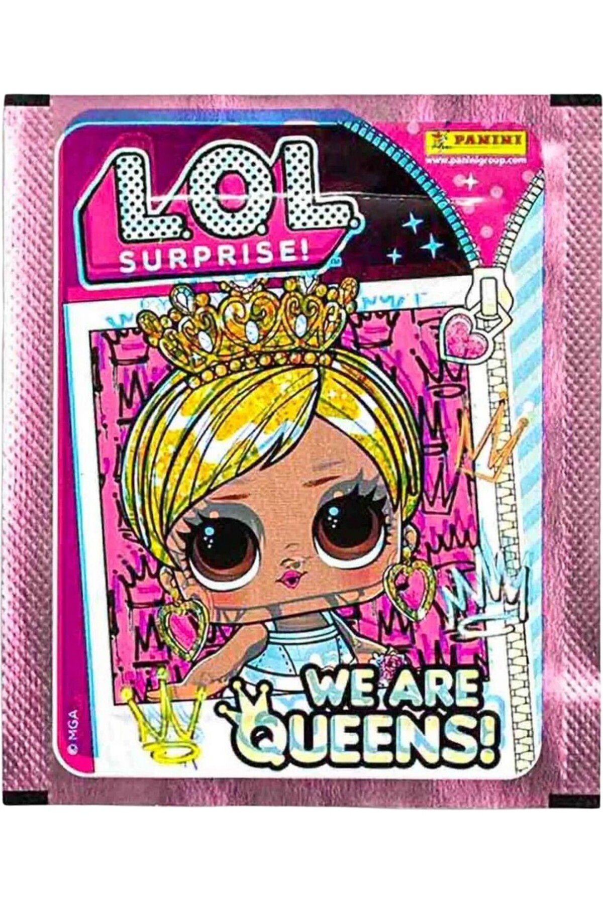 Panini L.O.L Surprise! We are Queens! Sticker Collection Sticker Albümü+ 1 Kutu (36 Paket Sticker) Set fotoğrafı 3 (önizleme)
