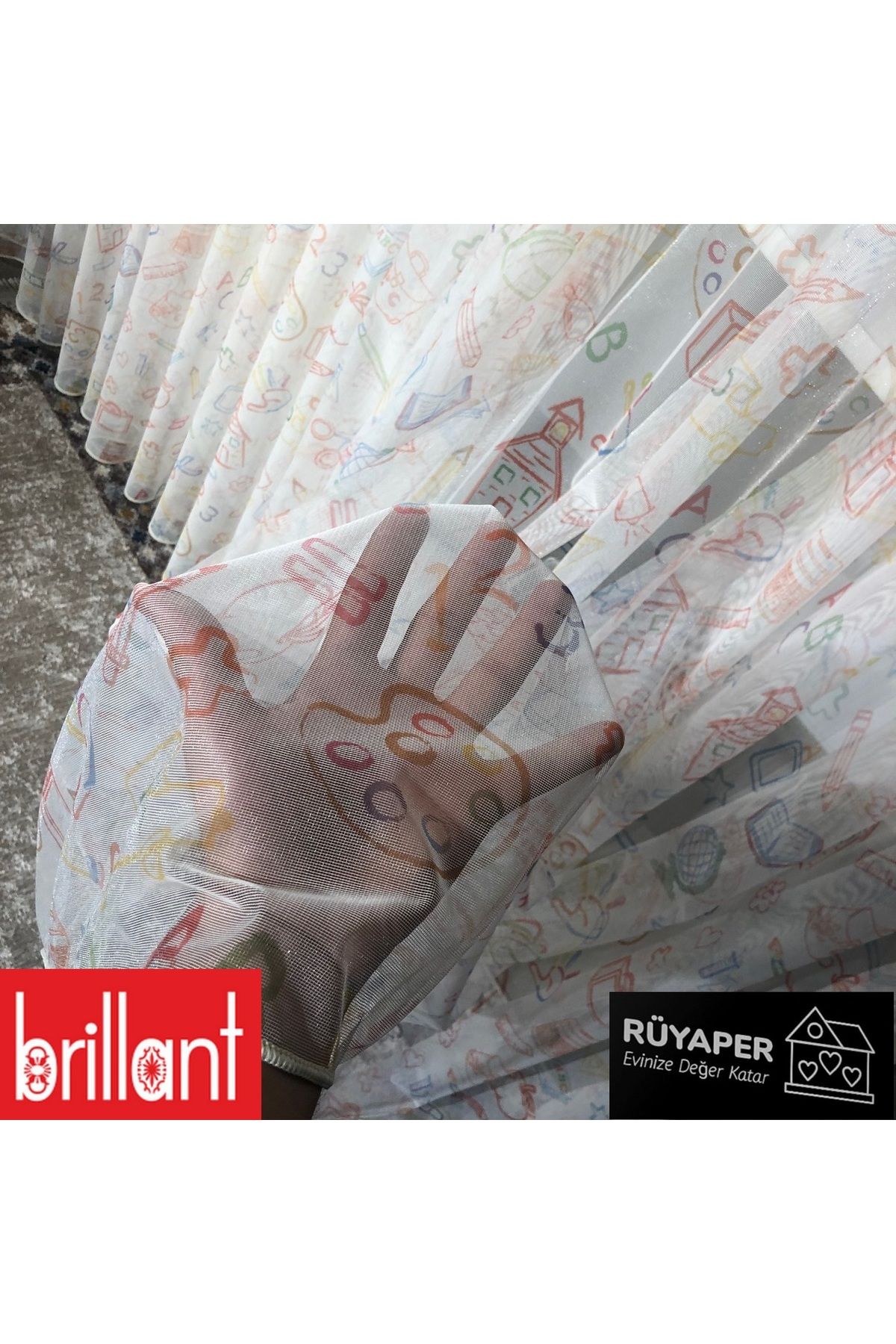 Brillant-Dreamper Abc Pattern Digital Printing Knitted Fabric Does Not Want to Iron Frequent Pleats 3
