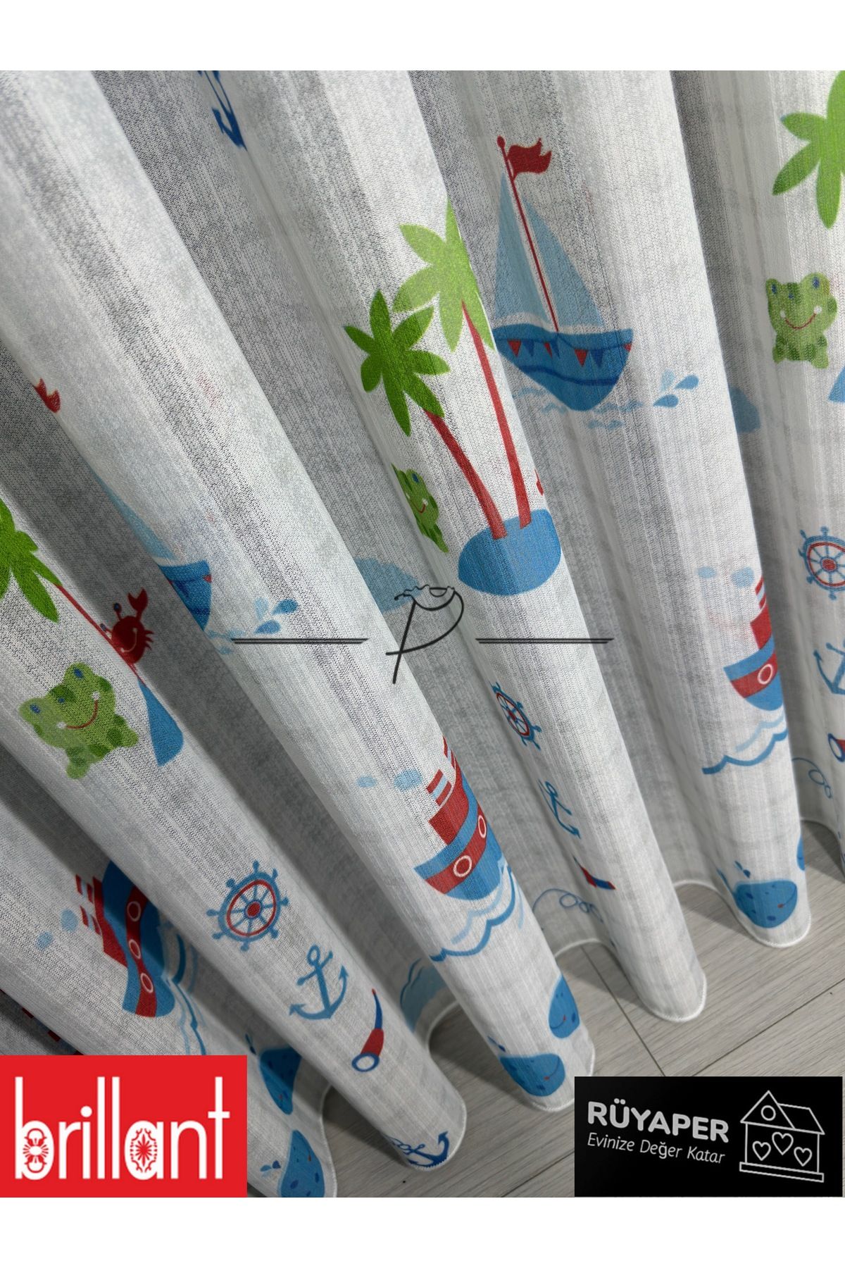 Brillant-Dreamper Sailor Pattern Anchor Sailor Knitted Fabric Does Not Want to Iron Frequently Pleated 5