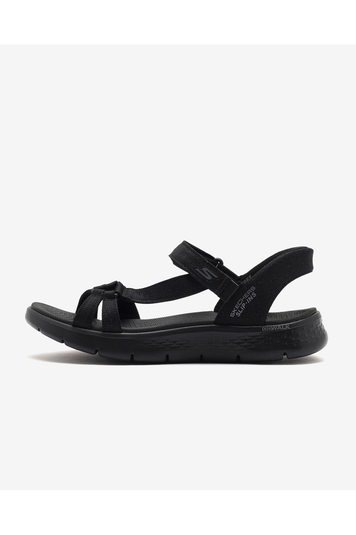 SKECHERS Go Walk Flex Sandal - Illuminate Kadın Siyah Sandalet 141481 Bbk