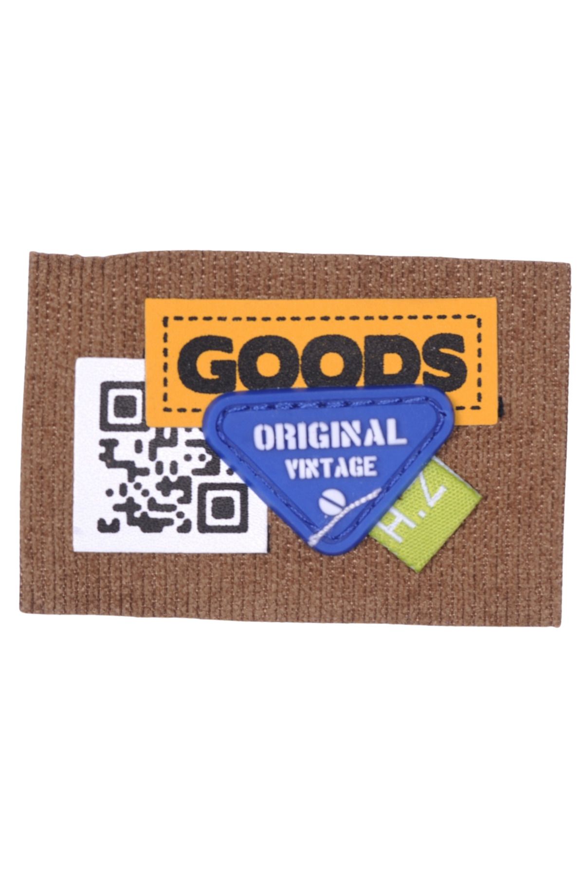 OK AKSESUAR Aplike Ütü İle Yapışan Goods Yazılı Arma 4x4 cm