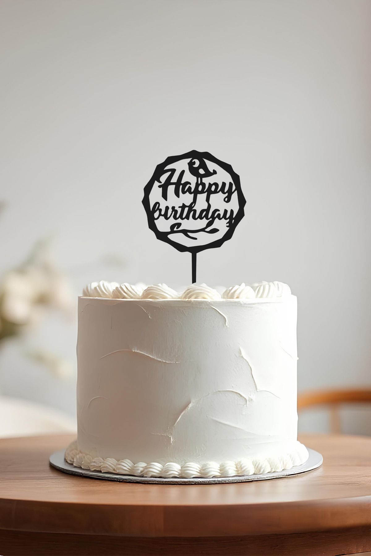 oalpo 6 Happy Birthday Doğum Günü Pastası Kürdanı, Pasta Süsü, Yeniden Kullanılabilir