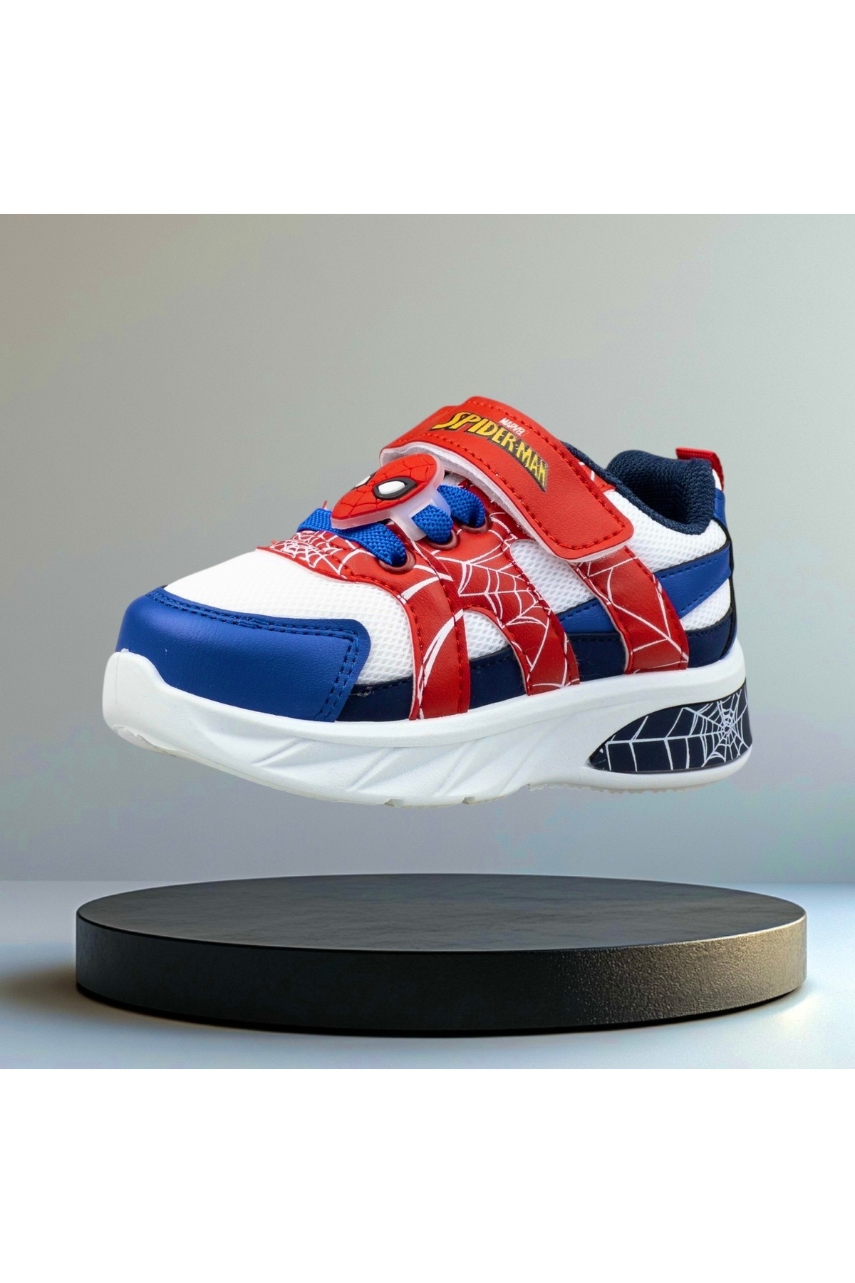 Disney Spiderman-Boy Spiderman Blue Sneakers, Velcro Sneaker 2