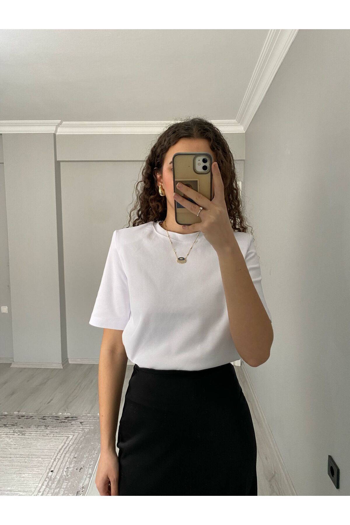 Niceboutique Premium Kalite Vatkalı Pamuklu Kısa Kollu Tshirt