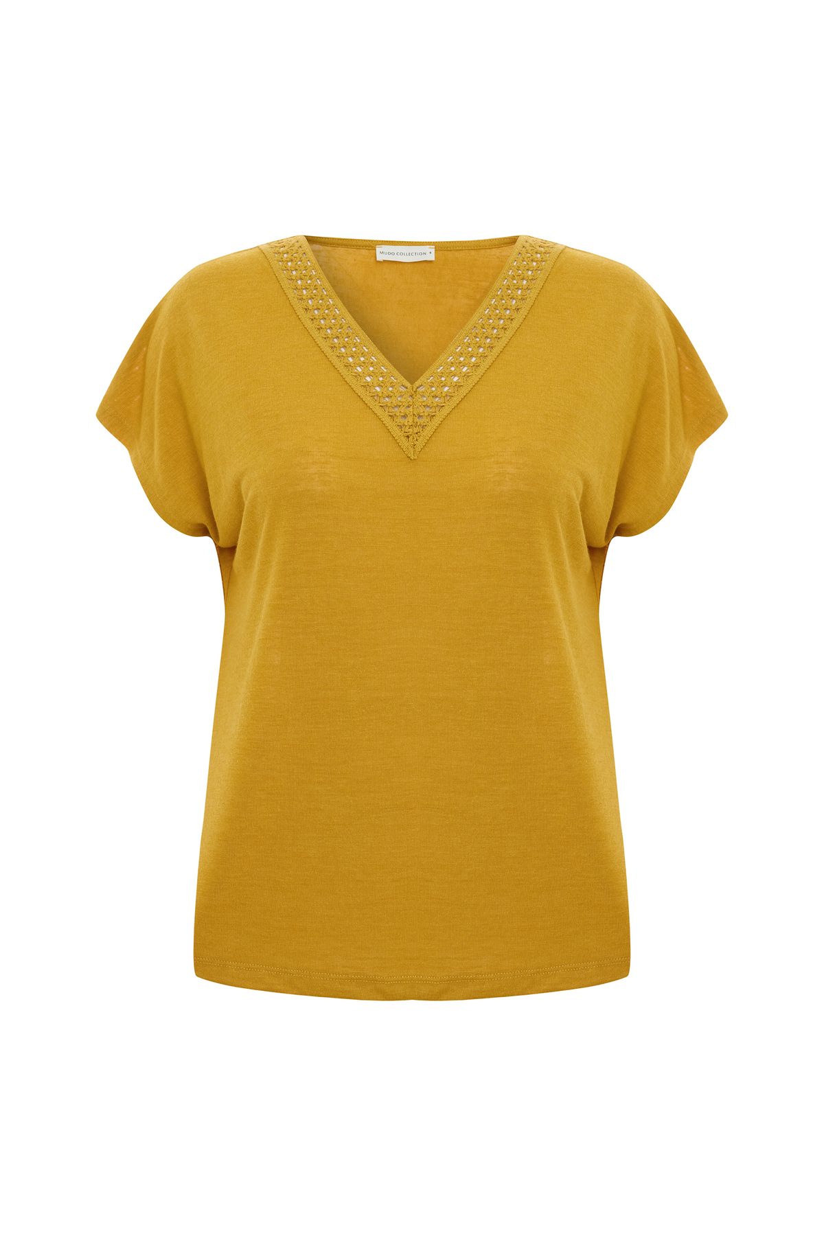 Mudo DETAYLI V YAKA T-SHIRT