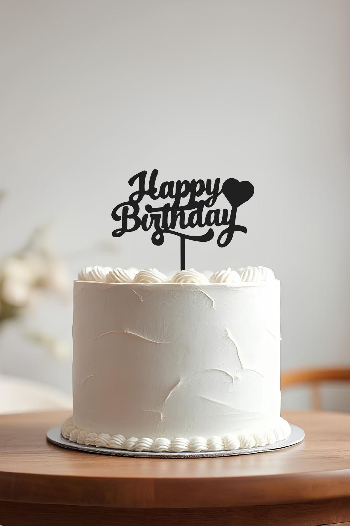 oalpo Happy Birthday Doğum Günü Pastası Kürdanı, Pasta Süsü, Yeniden Kullanılabilir