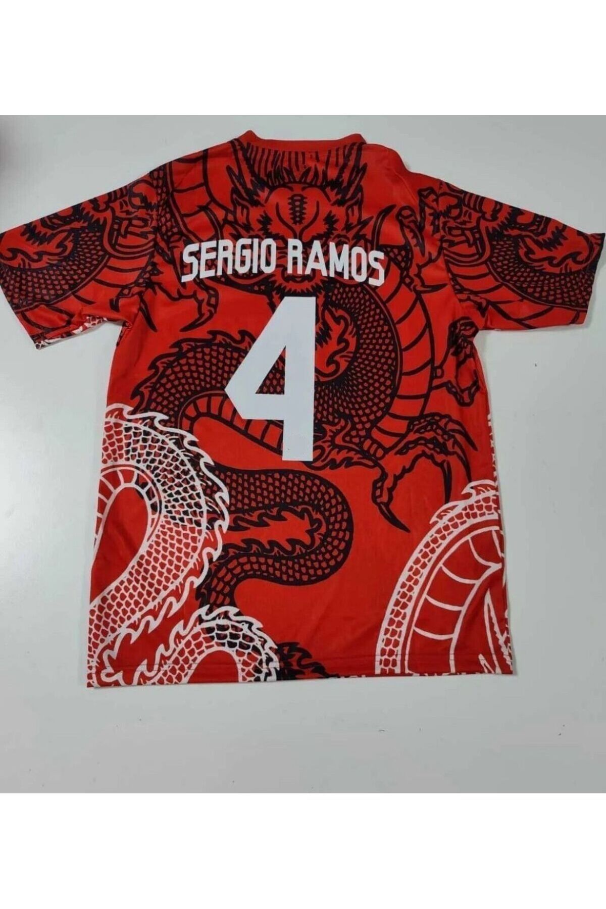 AJAX STAR Madridd Sergio Ramos 2023/24 Yeni Sezon Özel Konsept Forması (Red)