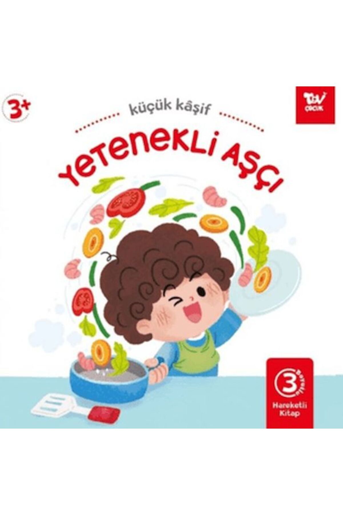 Destek Yayınları Hareketli Kitap 3d Küçük Kaşif Yetenekli Aşcı