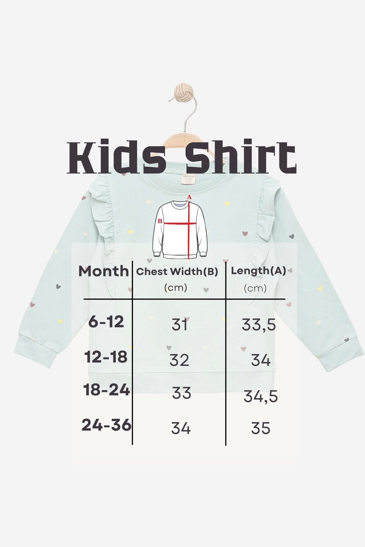 Divonette Kız Bebek %100 Pamuk Fırfırlı Lila Sweatshirt - Kız Çocuk Giyim fotoğrafı 5 (önizleme)