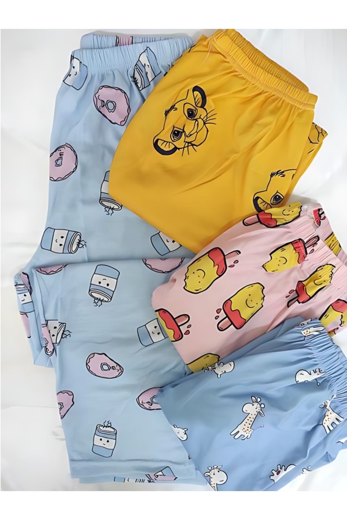 PEMBİŞ HOMEWEAR 4 LÜ PİJAMA ALTI KOD SE0011