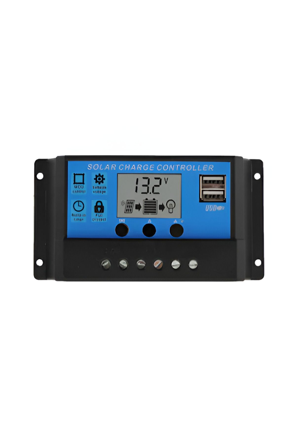 URETECH 30 A Amper Solar Şarj Kontrol Uyumlu Cihazı Regülatörü 30ah 12v/24v