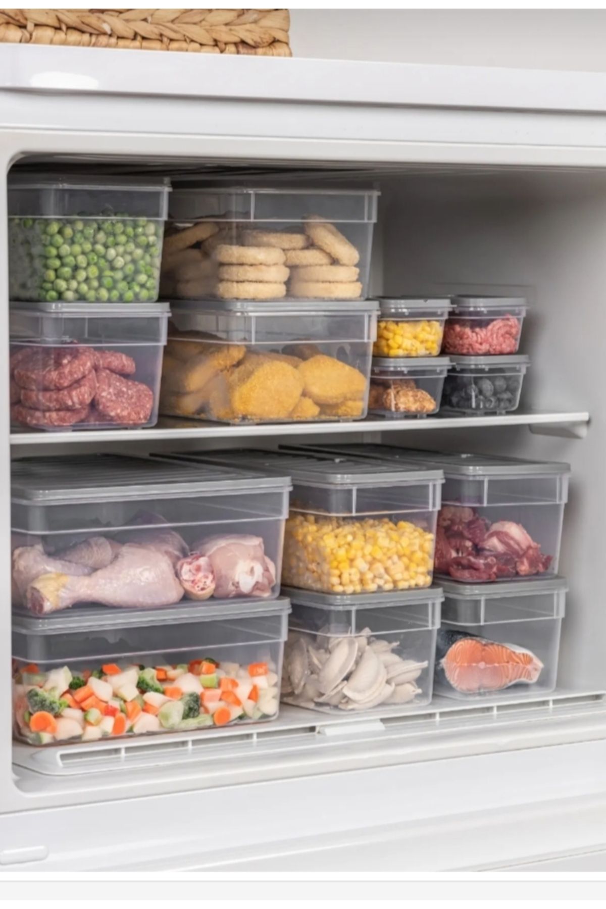 Soft Chef-Refrigerator Organizer Set Refrigerator Organizer Ice Box Storage Container Microwave Container 4