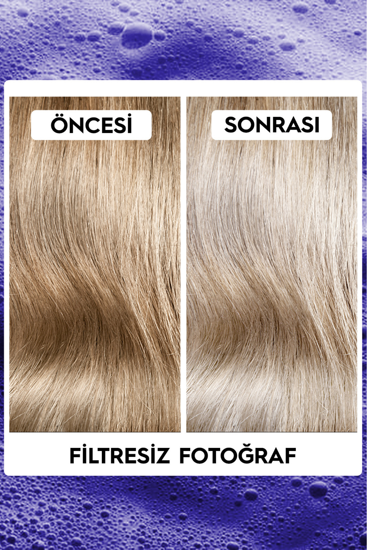 Platin,sarı Saçlara Özel Turunculaşma Karşıtı Keratin Içeren Sülfatsız Silver Mor Bakım Serisi — AJ.10.00071 — تصویر 3 از 6