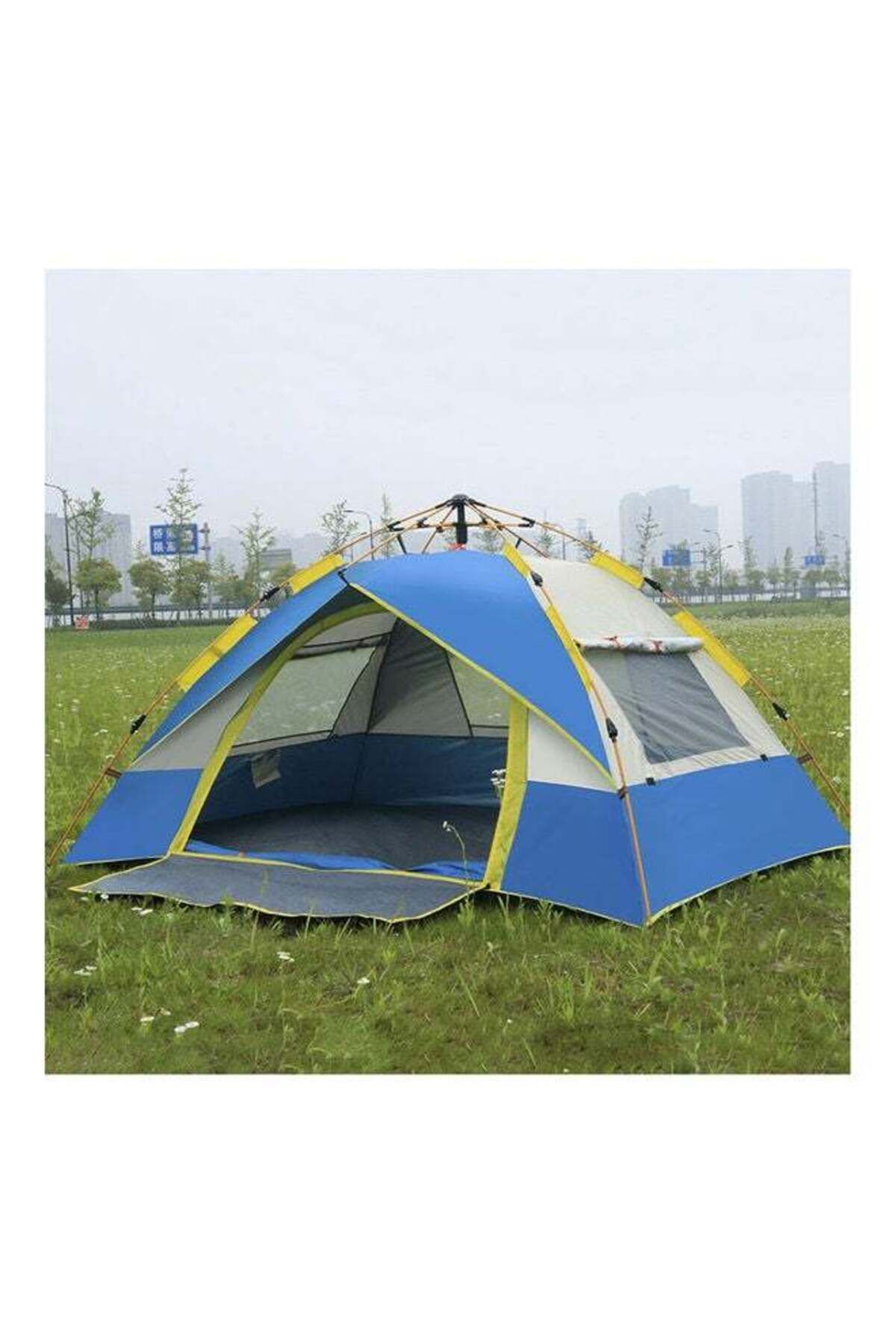 COOYA-Camping Tent, 1 Door 3 Windows Waterproof for 1/2/3 Person  Family Backpacking Hiking 4