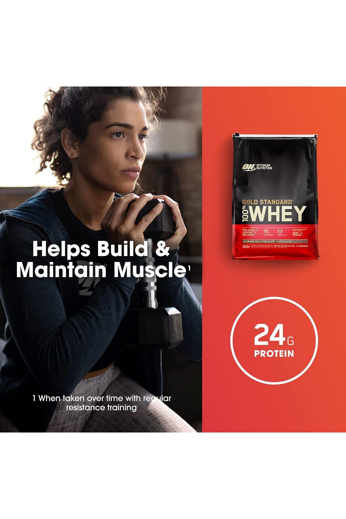 Optimum Nutrition-Gold Standard 100% Whey Protein Powder, Extreme Milk Chocolate, 10 Pound 6