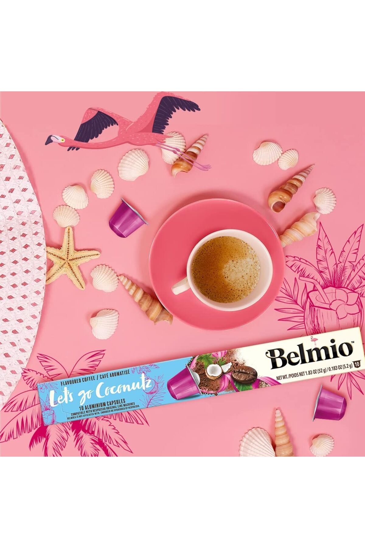 Belmio-Coconut Coffee Capsules Compatible with Nespresso Machines (Original Line) 2