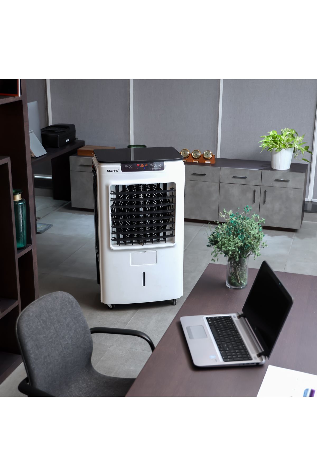 Geepas-Digital Air Cooler  45L with Ice Box Technology| 3 Wind Speed| Digital Display with Remote Control 8