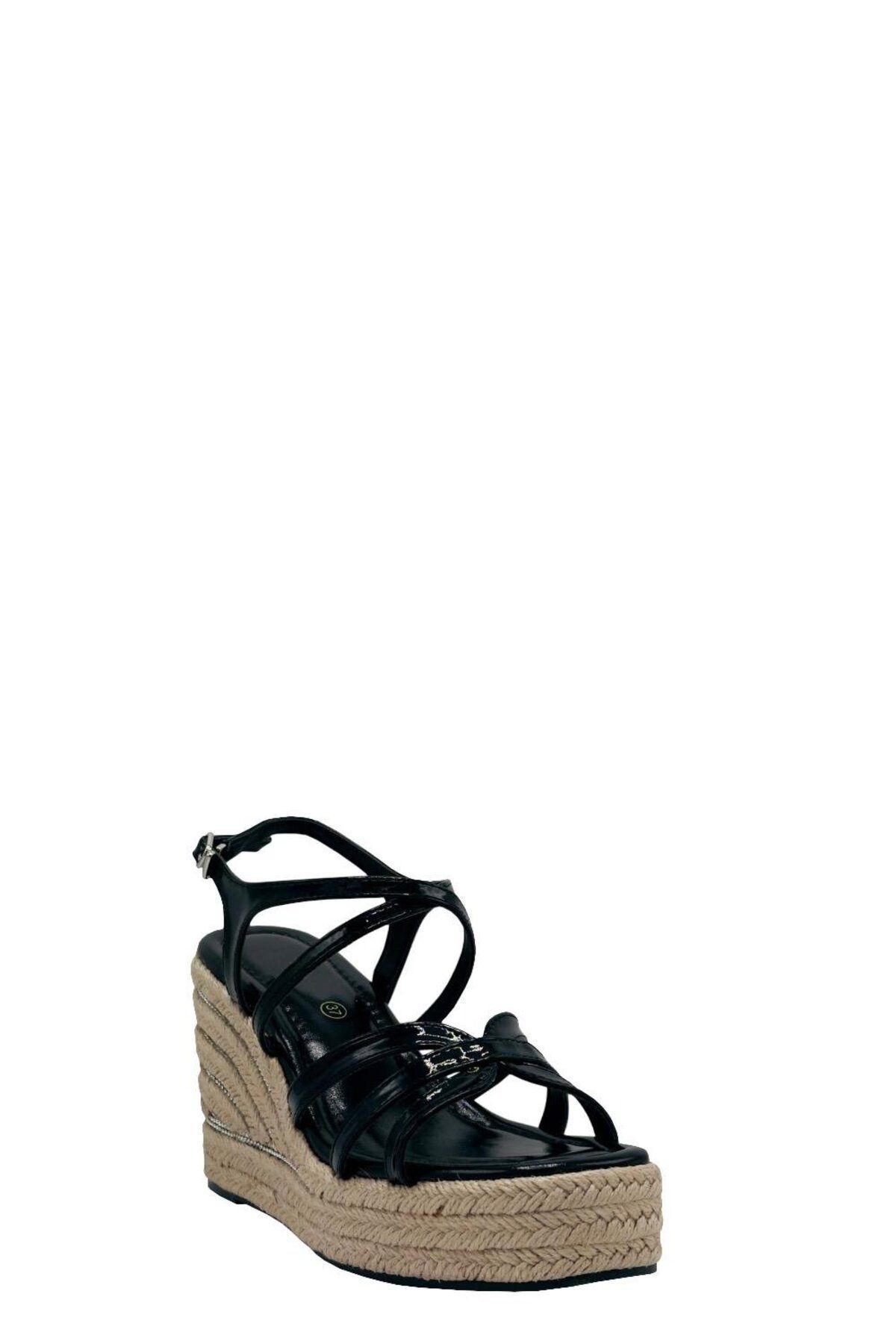 کفش پاشنه بلوکی زنانه 006 2507002 سیاه اورجینال Moulin Shoes