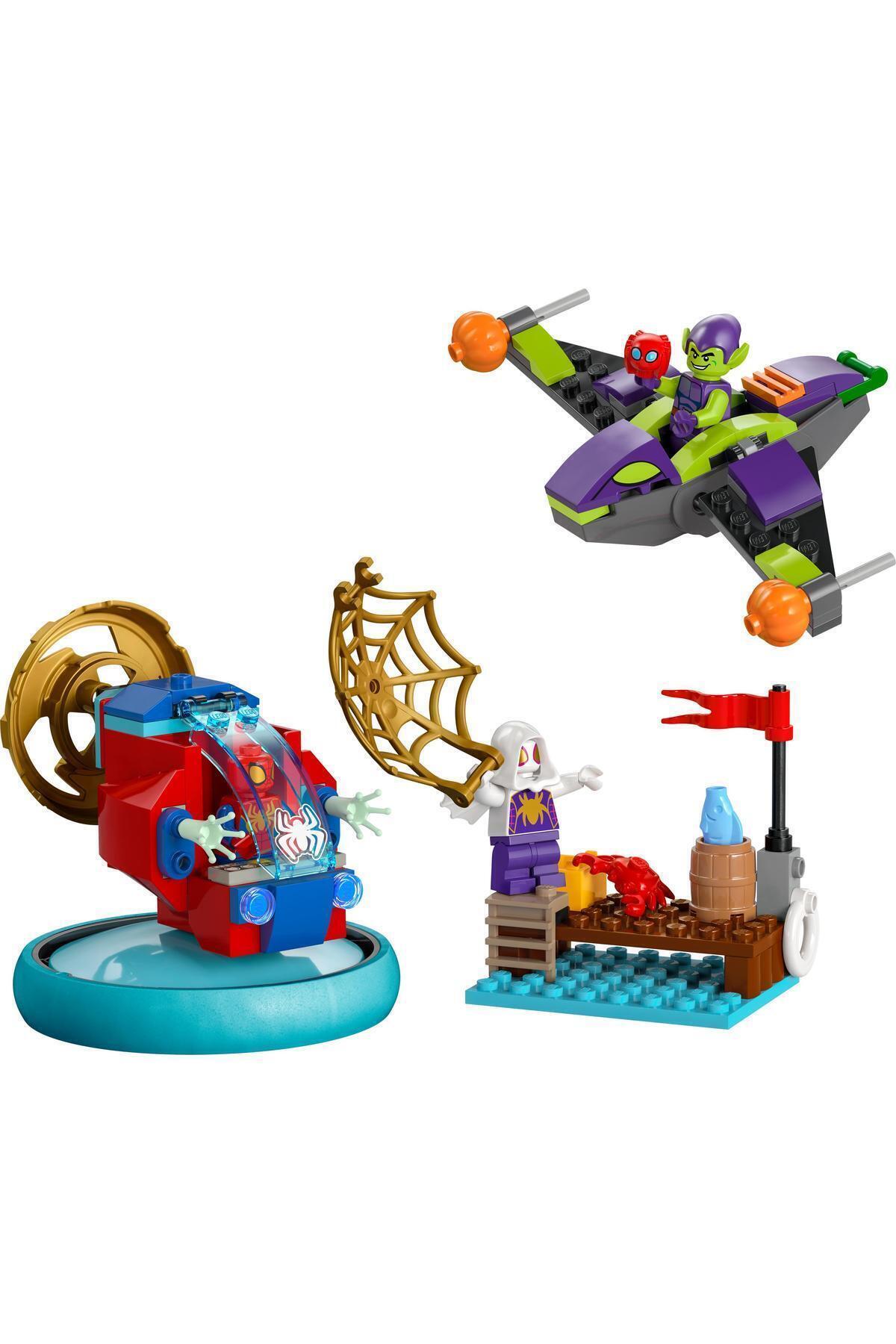 مرد عنکبوتی مارول گابلین سبز ۱۰۷۹۳ - مجموعه ساختنی ۸۴ تکه برای سنین ۴ سال و بالاتر