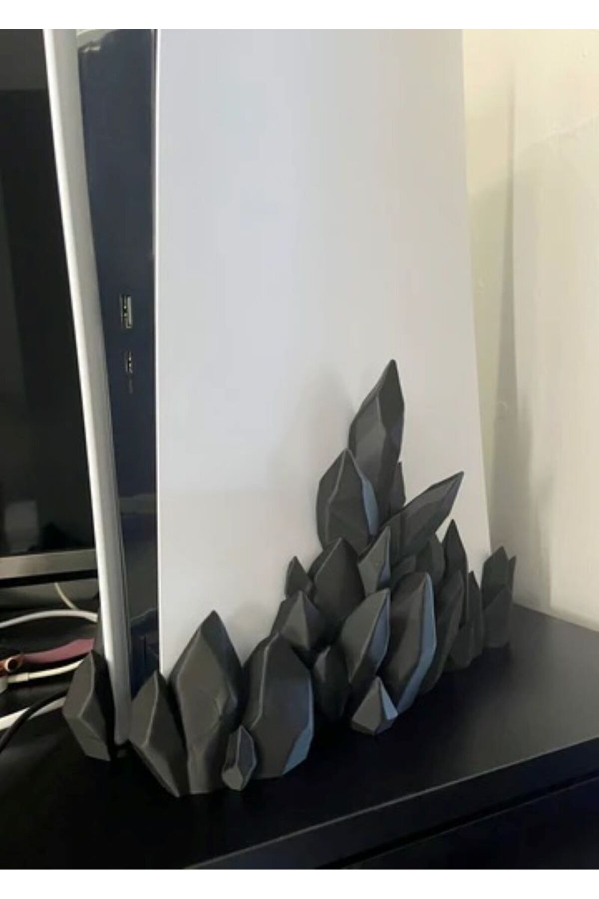 Goplast Premium Ps5 Slım Crystal Stand (DİJİTAL VERSİYON UYUMLU) Playstation 5 Dikey Stand Ps5 Stand Dijitalversiyon