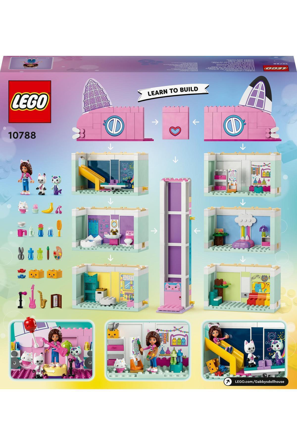 ® مجموعه اسباب‌بازی ساختنی گبی دال‌هاوس ۱۰۷۸۸ (۴۹۸ قطعه)