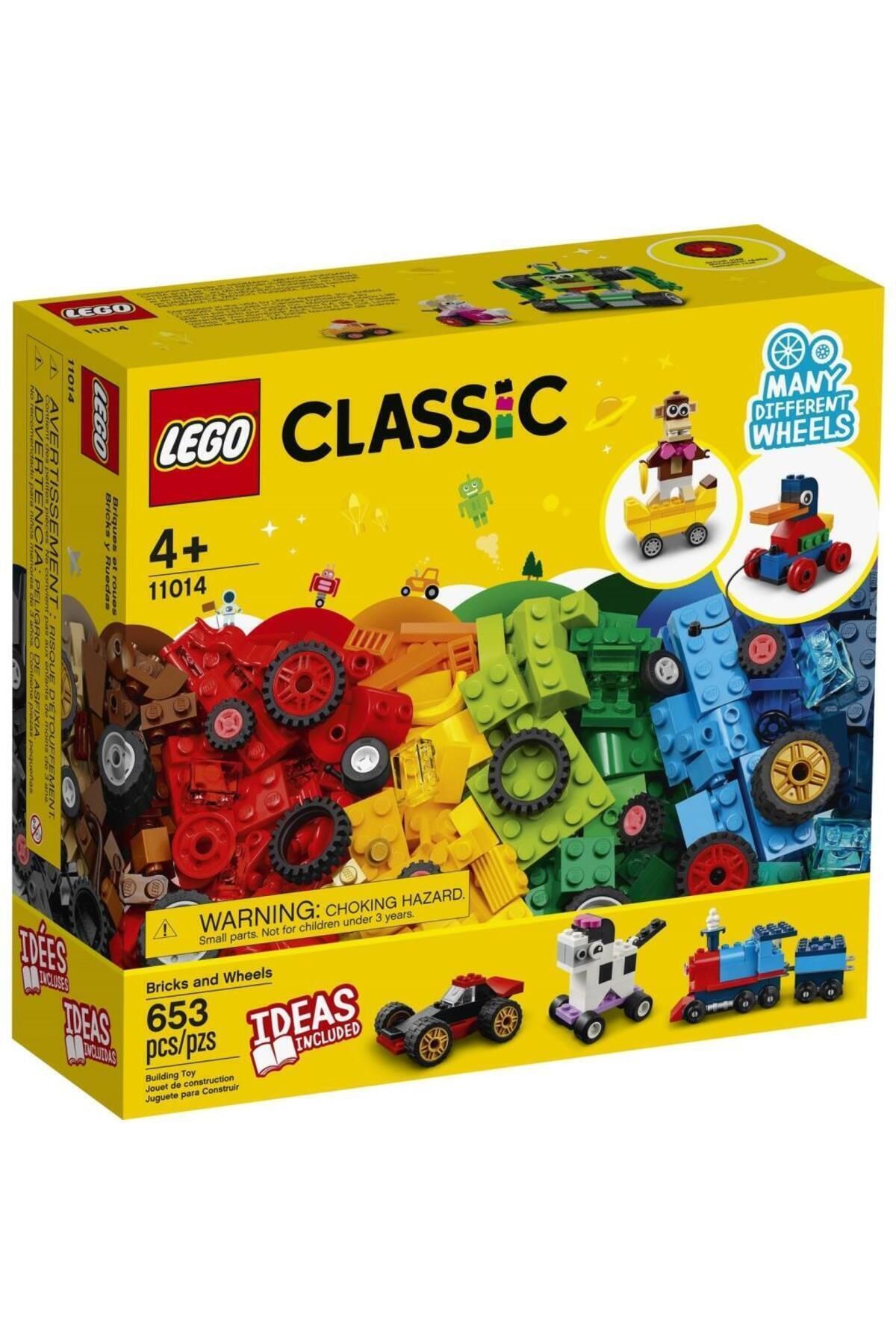 LEGO-® Classic Bricks and Wheels 11014 - Creative Toy Building Set (653 Pieces) 3