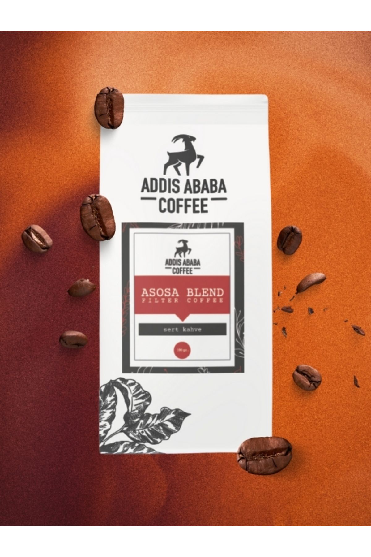 Addis Ababa Coffee-5x100 Gr Original Ethiopia Coffees - Core, Filter and Espresso Coffee 4