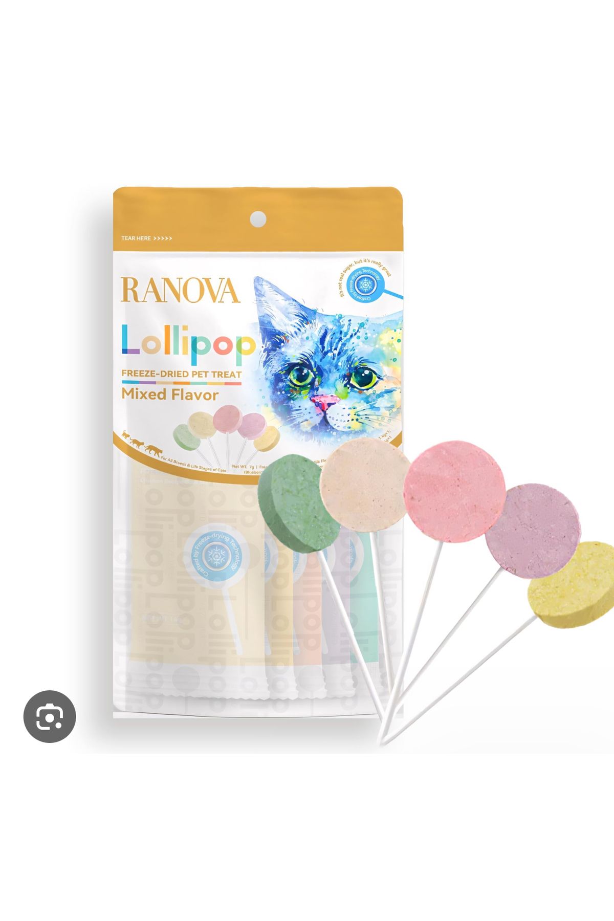 RANOVA Kedi lolipop