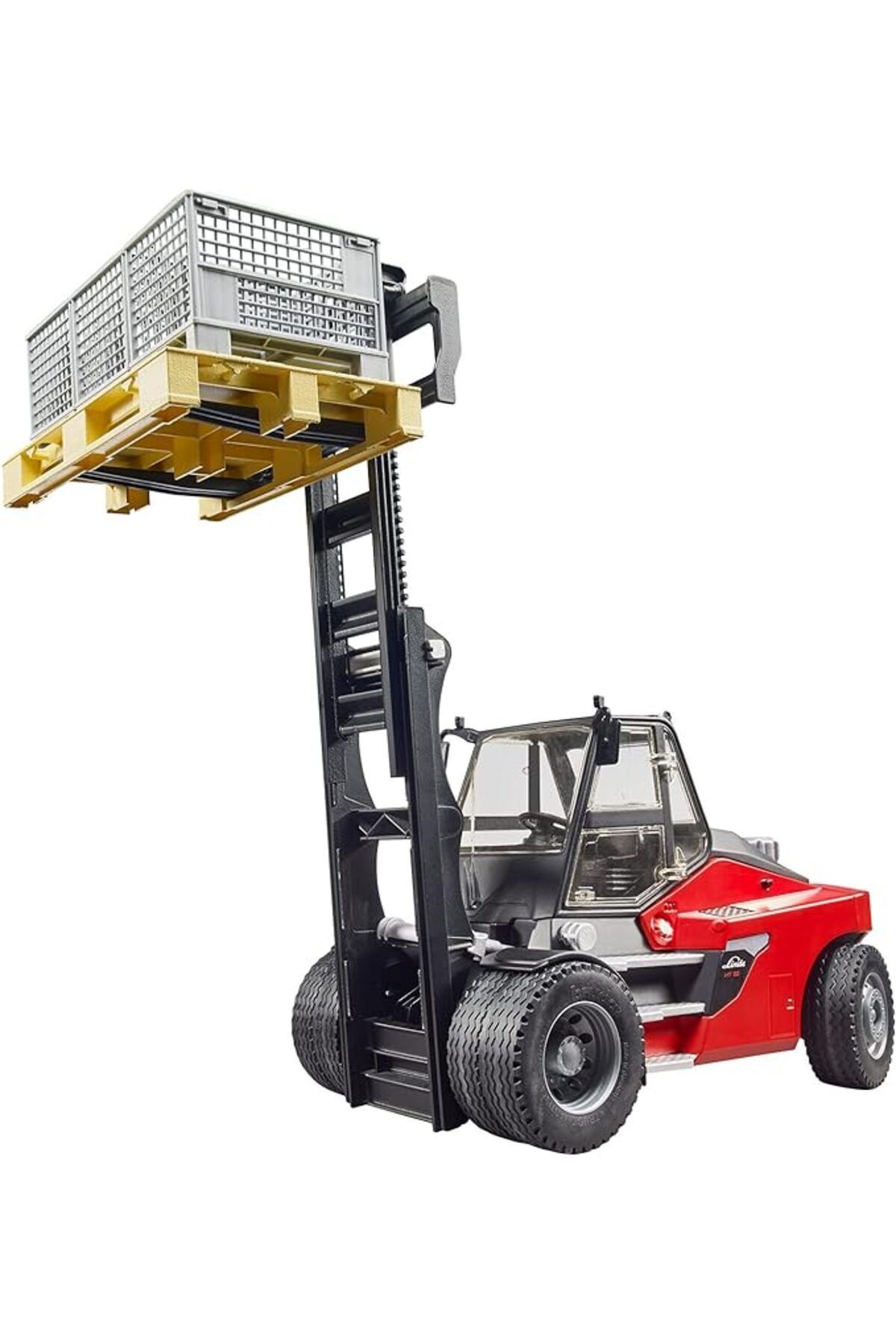 Bruder-Linde Forklift HD30 with Tow-Coupling and 2 Pallets 02513 2
